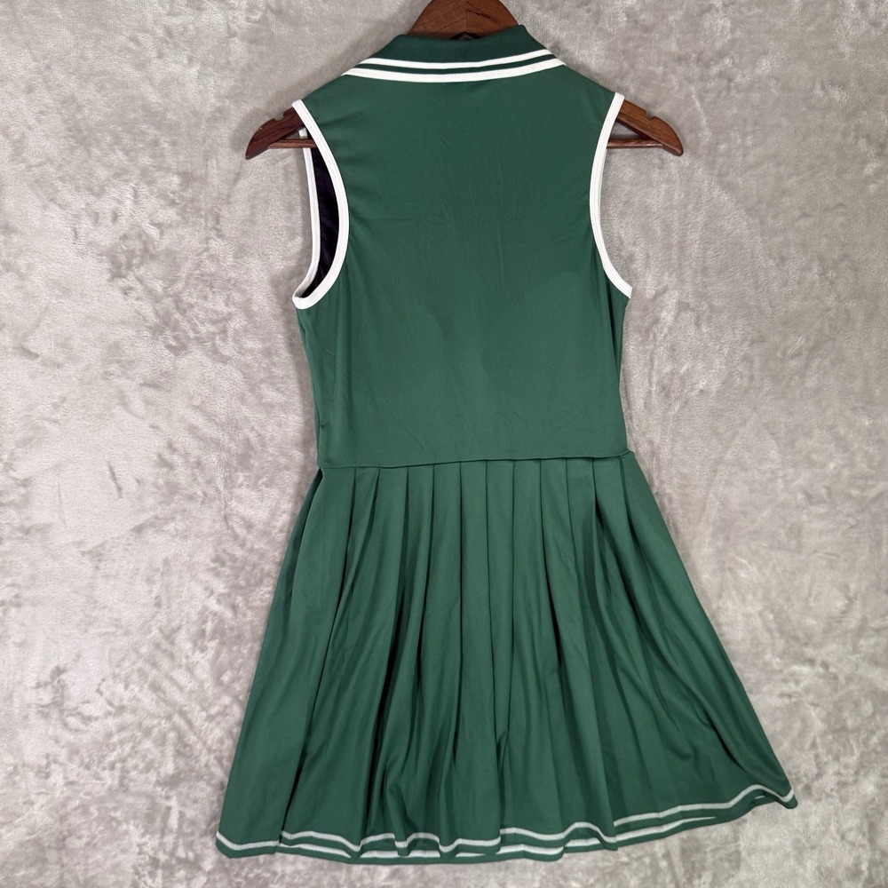 ATTRACO Women's Green Pleated Tennis Dress Size M - Picture 8 of 8